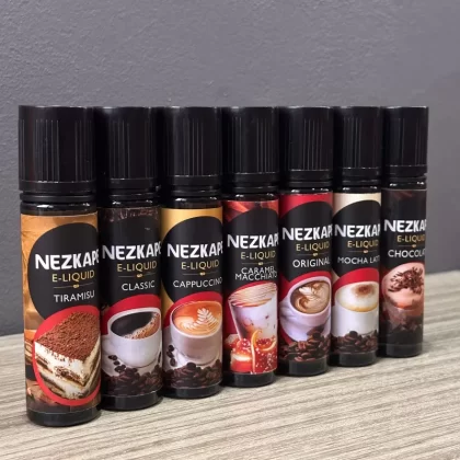 Nezkape 65ml 60/40 Pod Friendly w/ real coffee beans - Original / 24mg