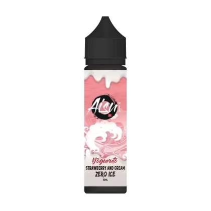 STRAWBERRY & CREAM YOGURUTO ZERO ICE E LIQUID BY AISU 50ML 70VG