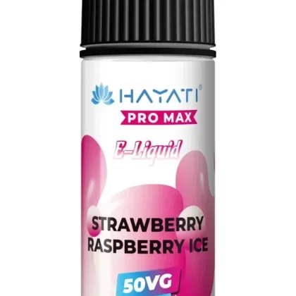 STRAWBERRY RASPBERRY ICE BY HAYATI PRO MAX E LIQUID 100ML 50VG