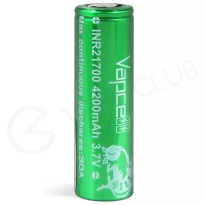 Vapcell P42A 21700 Rechargeable Vape Battery (4200mAh 30A)