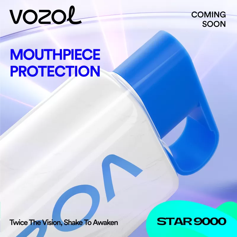 Vozol STAR 9000 Disposable Vape - 9000 Puffs - Sour Apple Ice - Image 3