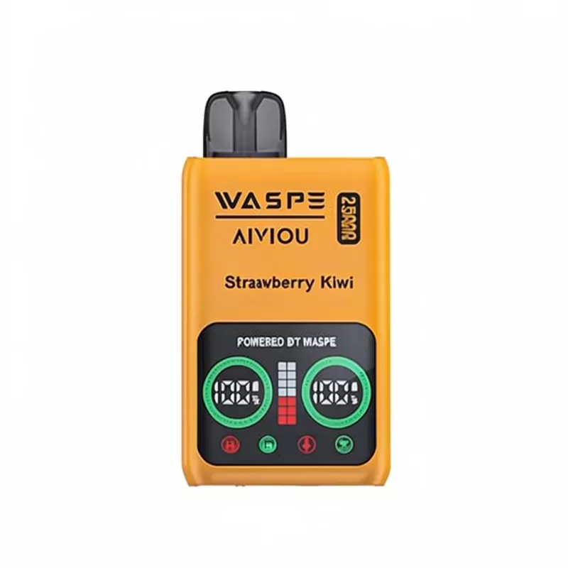 Waspe 25000 25K Puffs Disposable Vape LCD Display - Random Flavors(fast Delivery), Watermelon Ice; 2-nicotine, 5-nicotine - Image 2