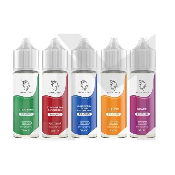 0mg EFFIN Juice 50ml Shortfill (50VG/50PG)