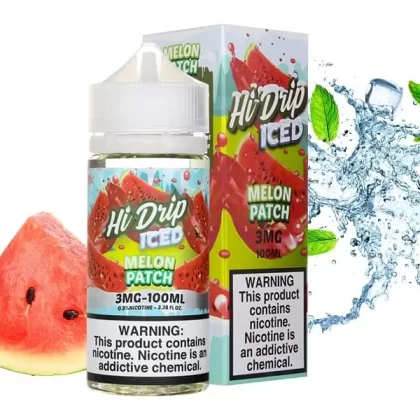MELON PATCH ICED – HI-DRIP E-LIQUIDS – 100ML – 3MG