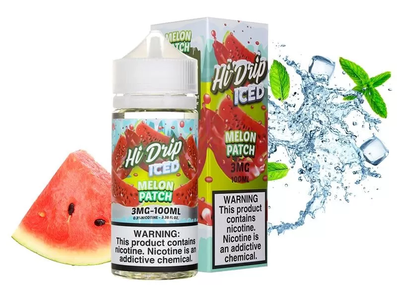 MELON PATCH ICED – HI-DRIP E-LIQUIDS – 100ML – 3MG