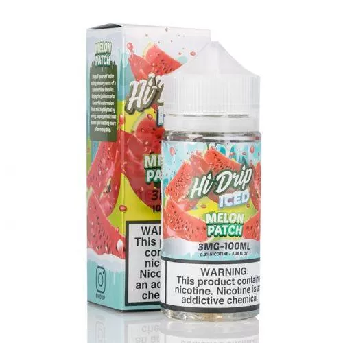 MELON PATCH ICED – HI-DRIP E-LIQUIDS – 100ML – 3MG - Image 2