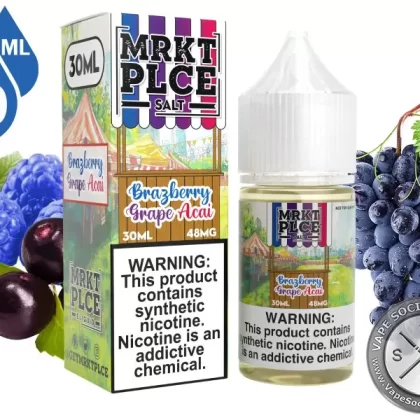Brazberry Grape Acai by MRKT PLCE Salt 30ml