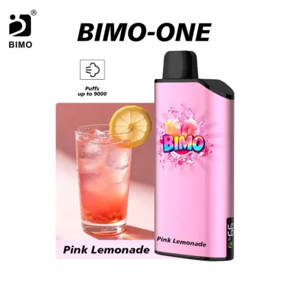 BIMO ONE 9000 Puffs – Pink Lemonade - Ozvapeone (08000B)