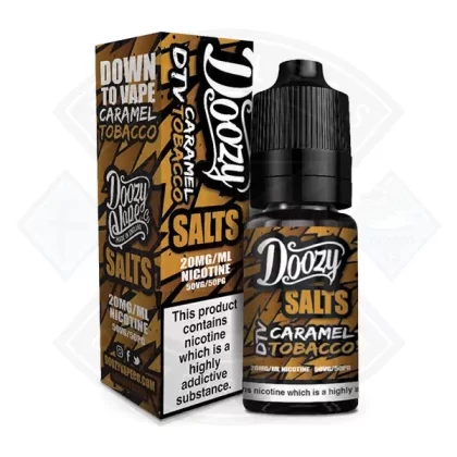 Doozy Vape Salts Caramel Tobacco 50/50 10ml e-liquid - Size#10mg>20mg