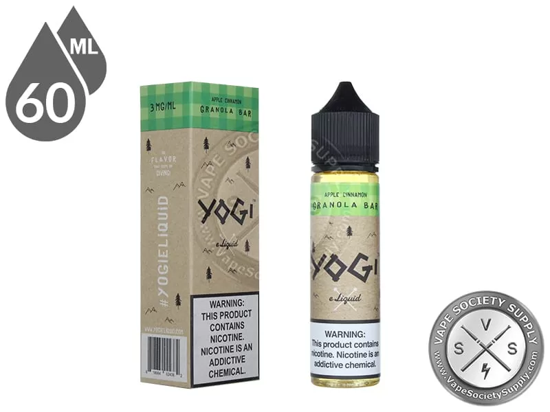 Apple Cinnamon Granola Bar by YOGI 60ml - Vape Product, Vape Product (1B926E) - Image 2