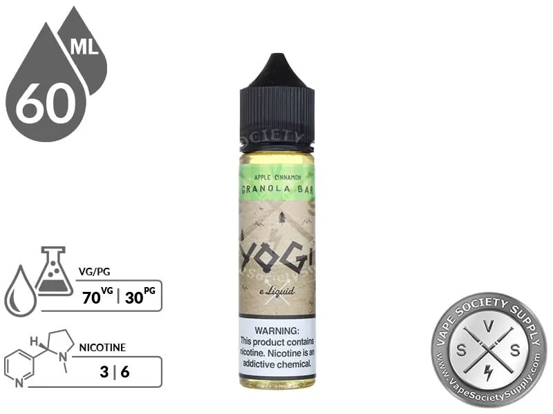 Apple Cinnamon Granola Bar by YOGI 60ml - Vape Product, Vape Product (1B926E) - Image 3