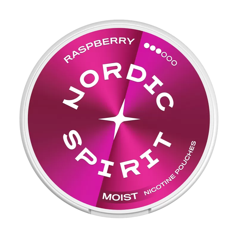 Raspberry Nordic Spirit Nicotine Pouches - 9mg - Vape Product (372A99) - Image 2