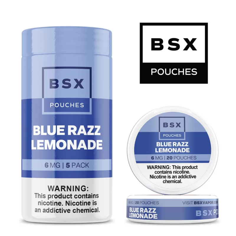 BSX Nicotine Pouches 5pk - Pineapple Mango Chew / 3mg - Image 3