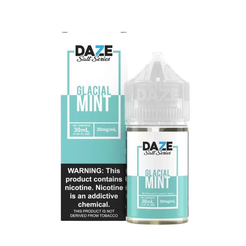7 Daze 7obacco & Glacial Mint Salt Nicotine Vape Juice - Image 2
