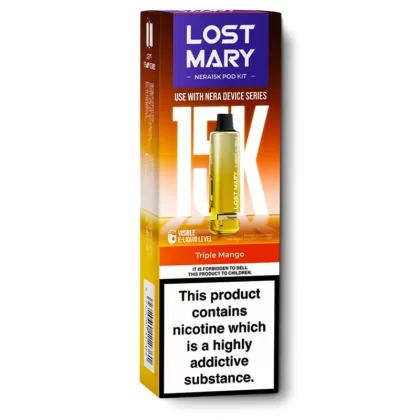 Triple Mango Nera 15K Refill Pods by Lost Mary - Ecigarettedirect Co