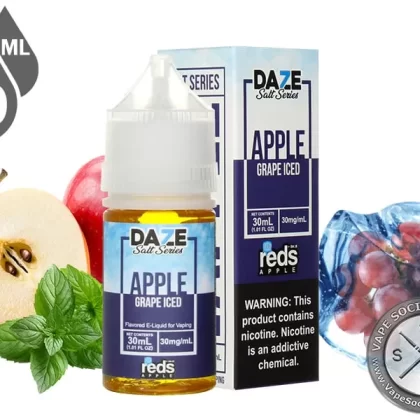 Grape Iced Reds Apple 7 Daze Salt 30ml