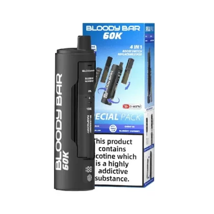 Bloody Bar 60K Prefilled Pod Kit Special Pack - Nicotine Strength#20mg