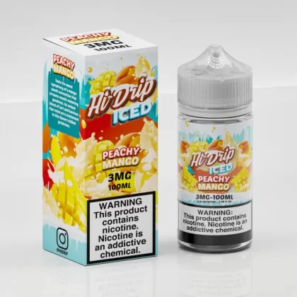 Hi-Drip ICED Premium E-Liquid 100ml - Peachy Mango ICED / 0mg