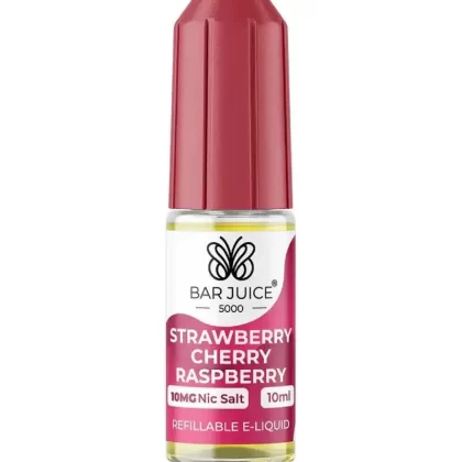 Bar Juice 5000 Strawberry Cherry Raspberry Nic Salt Vape Juice - 10mg