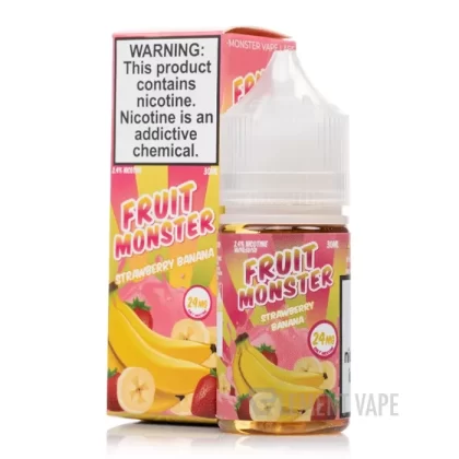 Strawberry Banana – Fruit Monster Salts – 30mL