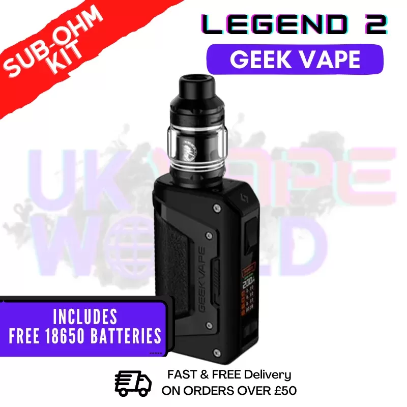 Classic Black GeekVape Aegis Legend 2 L200 Sub Ohm Kit – ONLY £44.99