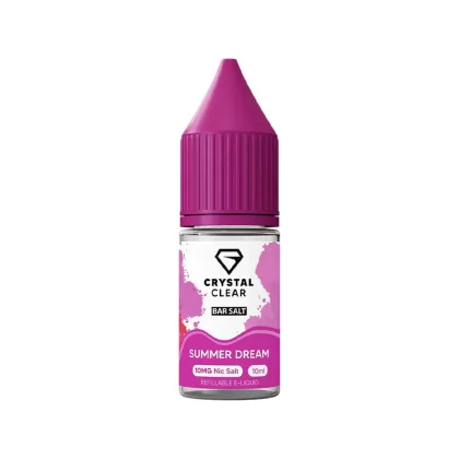 Crystal Clear Bar Salts Summer Dream Nic Salt Vape Juice - 20mg