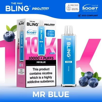 The Crystal Bling Max 10000 Preffilled Pod Kit