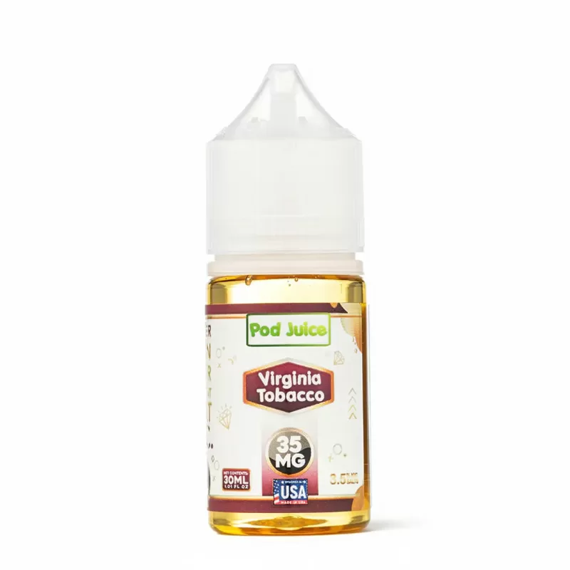 Pod Juice Virginia Tobacco Salt Nic – Velvety Finish 30mL