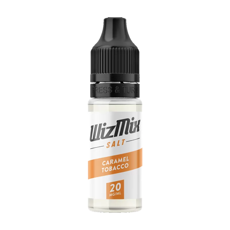 Wizmix Salt Caramel Tobacco - 10ml - 10mg - Vape Product (9602AD) - Image 2