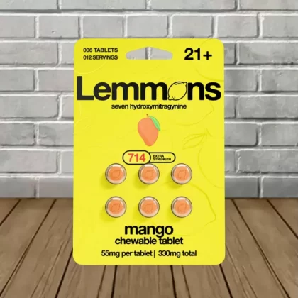 Lemmons Extra Strength 7-Hydroxy Chewable Tablet 330mg