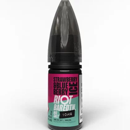 Strawberry Blueberry Ice Nic Salt E-Liquid - Riot Bar Edition - 10mg - PG 60%