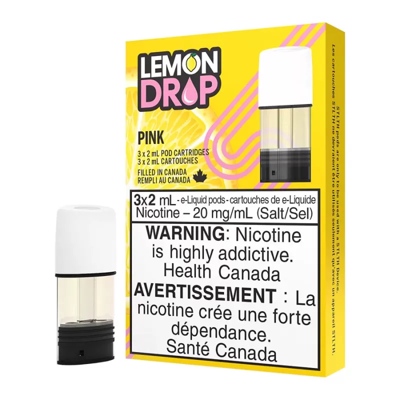 STLTH E-Liquid Pod Pack - Lemon Drop Pink - 20mg/ml