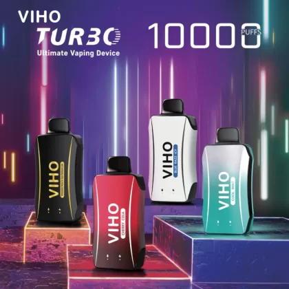 VIHO Turbo 10K Disposable Device – 10,000 Puffs - Galaxy Edition Strawmelon Icy