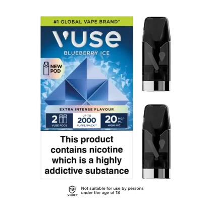 Blueberry Ice Vuse Pro Pods - 20mg - Vape Product