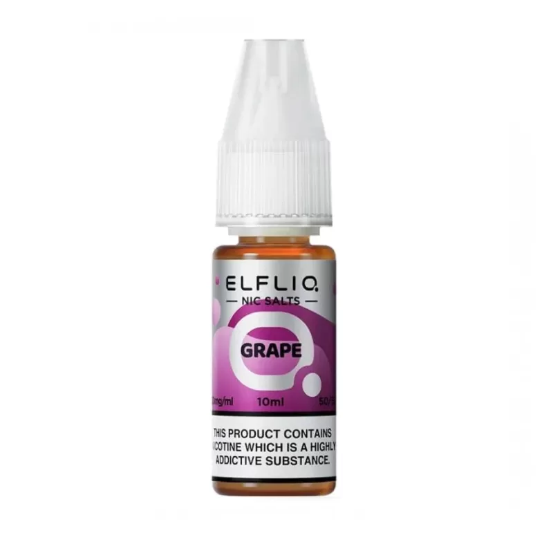 Elfliq Grape 20mg Salt Nicotine E Liquid