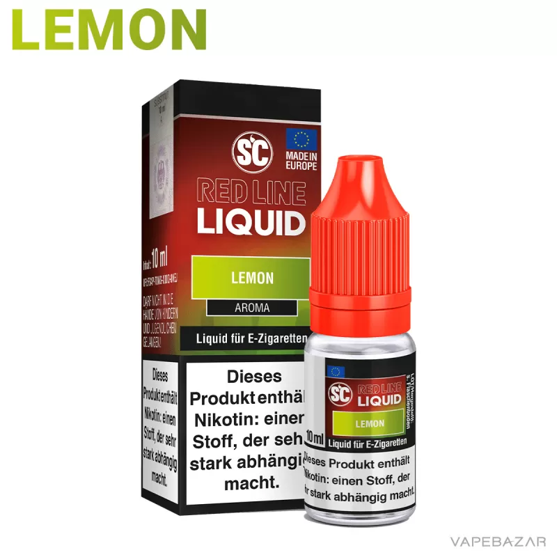 SC Red Line Liquid – Lemon - 6mg/ml, 3mg/ml; Zitrone