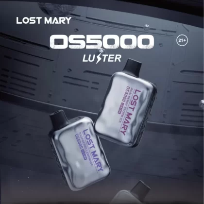 Lost Mary OS5000 Luster Rechargeable Disposable Device – 5000 Puffs - Green Grape Ice