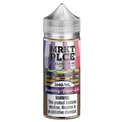 MRKT PLCE Brazzberry Grape Acai 100ml Vape Juice - Eightvape