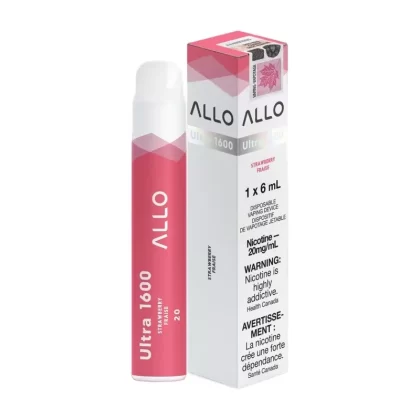 ALLO Ultra 1600 Disposable Vape – Strawberry