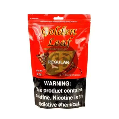 Golden Leaf Regular Pipe Tobacco 6 oz. Bag - Vape Store