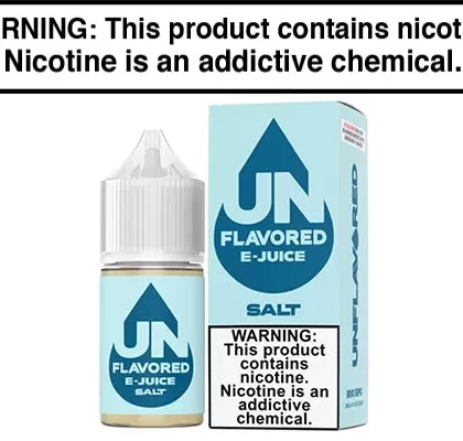 UNFLAVORED BY UNFLAVORED SALT 30ML - Vapejuice