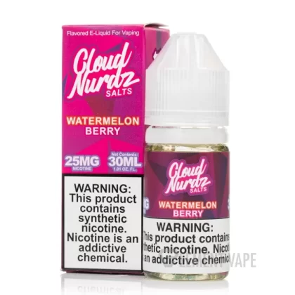 Watermelon Berry – Cloud Nurdz Salts – 30mL