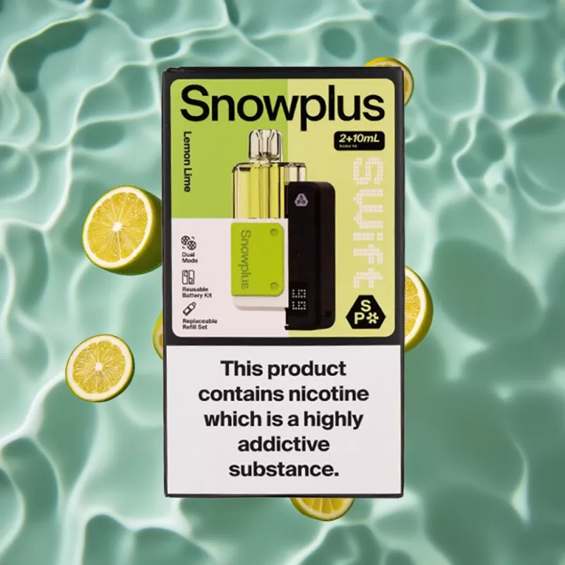 Snowplus Swift 5000 Puffs Dual Mesh Prefilled Pod Kit 1000mAh Lemon Lime - Bangvapeaustralia - Image 2