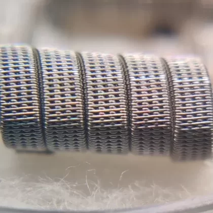 28/38 N90 4 Core Staggered Fused Clapton (.08 ohm) – Ohmcentric