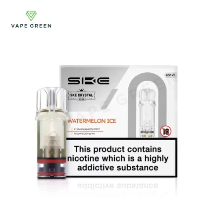 Watermelon Ice Prefilled Pods by SKE Crystal Plus