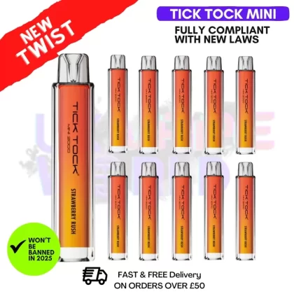 Strawberry Rush Tick Tock Mini 2000 Box Of 10
