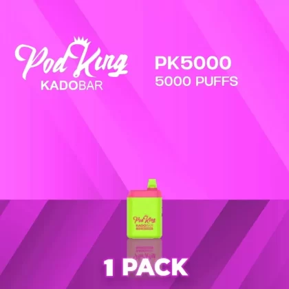 Pod King x Kado Bar PK5000 Disposable Vape – 1 Pack