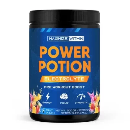 Power Potion Electrolyte Pre-Workout Powder – Maximum Slim | Hydration & Endurance Boost