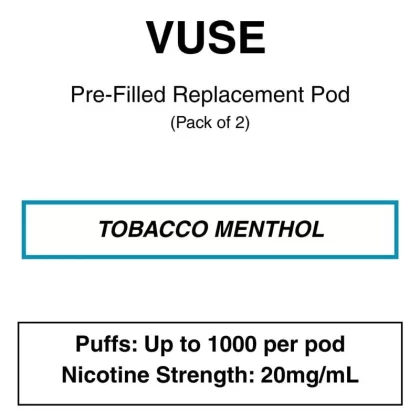 Vuse – eLiquids – Tobacco Menthol