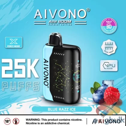 Aivono Aim Boom 25000 Disposable Vape | 25K Puffs, Rechargeable, 28ml E-Liquid